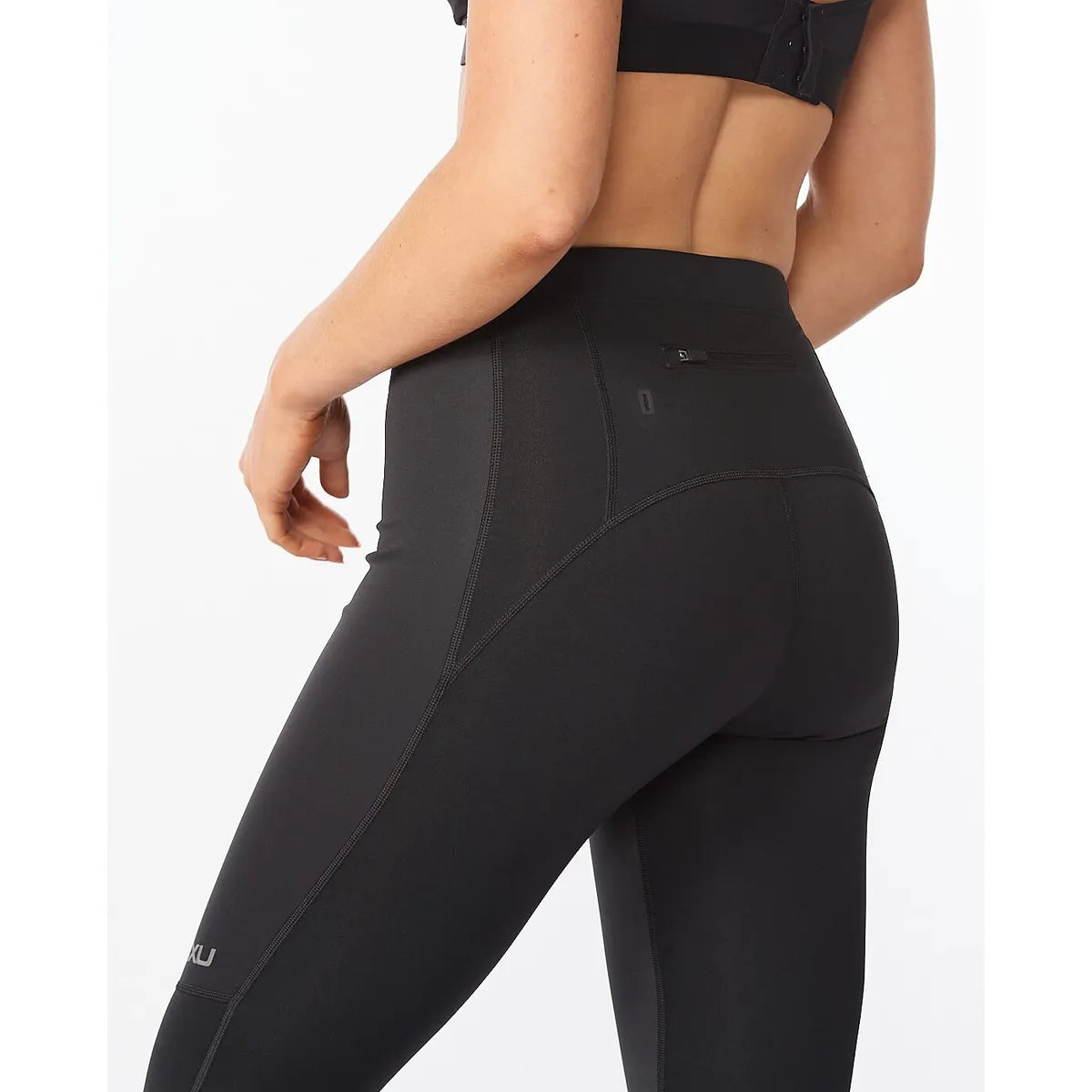 2XU IGNITION SHIELD COMPRESSION TIGHTS Black/ Black Reflective