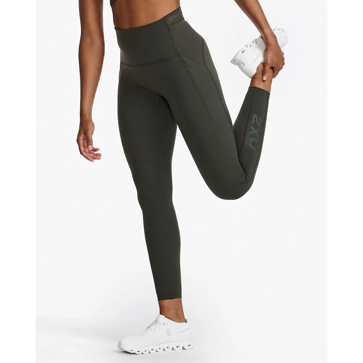 2XU FORM STASH HI-RISE COMPRESSION TIGHTS Jupiter/Jupiter