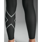 2XU AERO MESH HI-RISE COMPRESSION TIGHTS Black/Silver Reflective