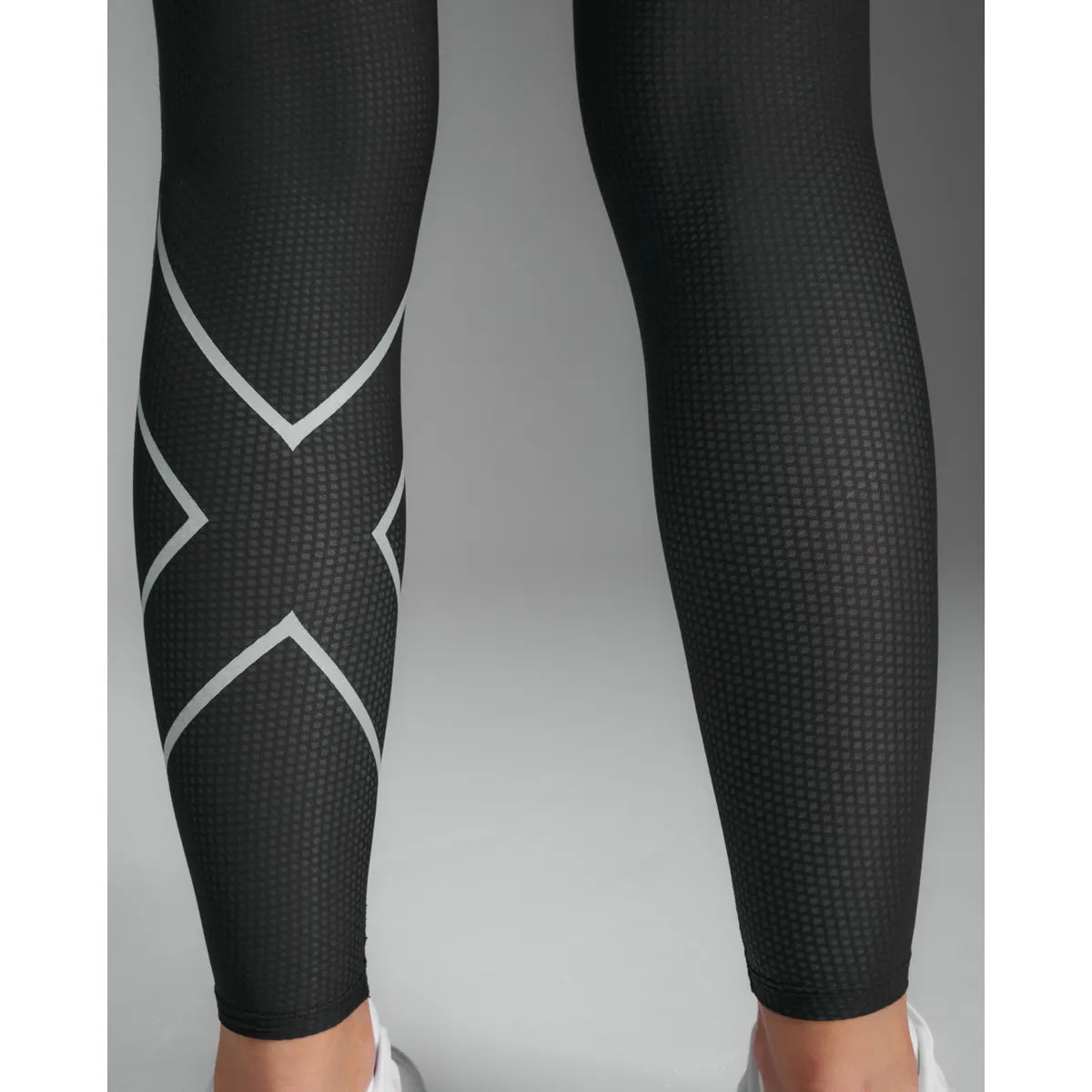 2XU AERO MESH HI-RISE COMPRESSION TIGHTS Black/Silver Reflective