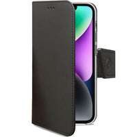 Celly Wallet Case iPhone 14 Svart
