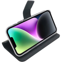 Celly Wallet Case iPhone 14 Svart