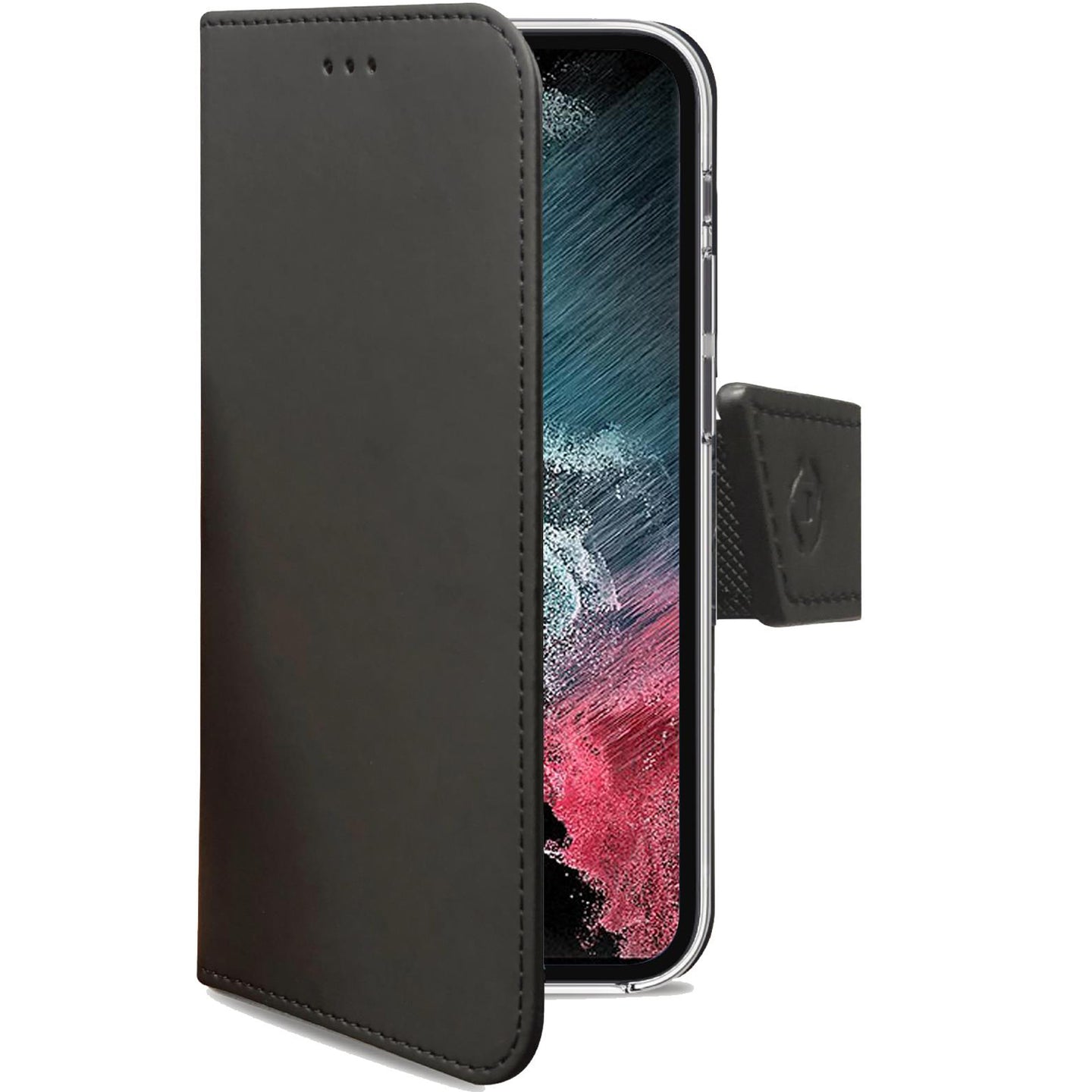 Celly Wallet Case Galaxy S23 5G Svart