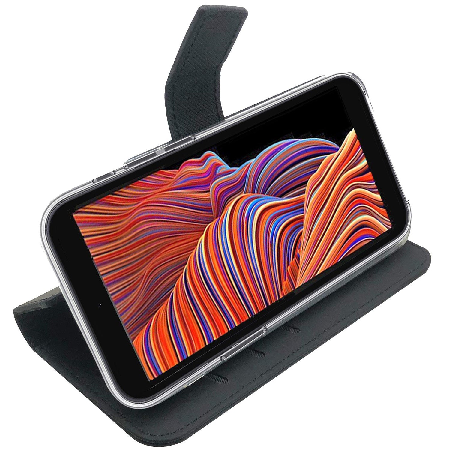 Celly Wallet Case Galaxy Xcover 5 Svart