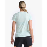 2XU AERO TEE Glacier/White Reflective