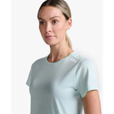 2XU AERO TEE Glacier/White Reflective