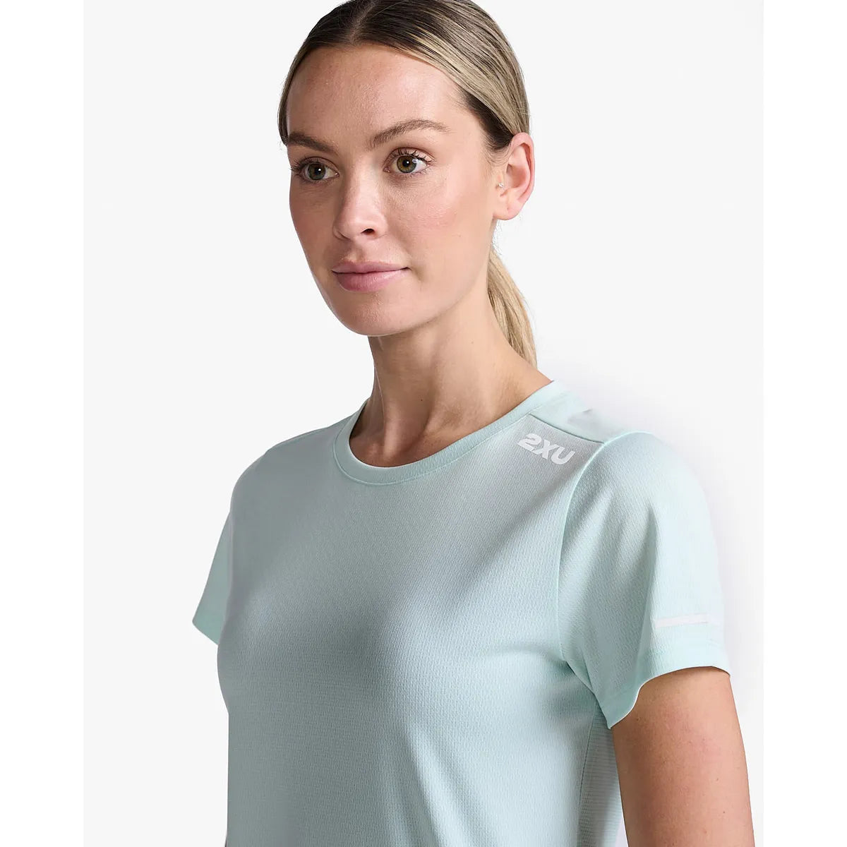 2XU AERO TEE Glacier/White Reflective