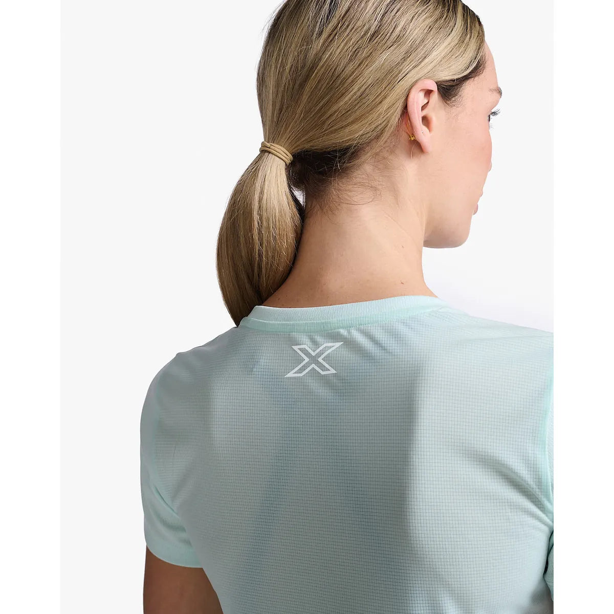 2XU AERO TEE Glacier/White Reflective