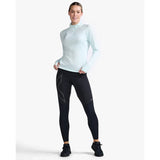 2XU IGNITION 1/4 ZIP Glacier/White Reflective
