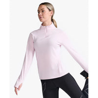 2XU IGNITION 1/4 ZIP Quartz/White Reflective