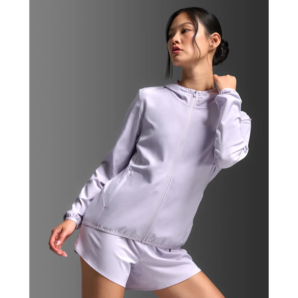 2XU AERO JACKET Virtual Violet/Violet Reflective