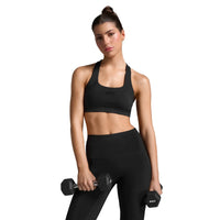2XU FORM RACERBACK MEDIUM IMPACT BRA Black/Black