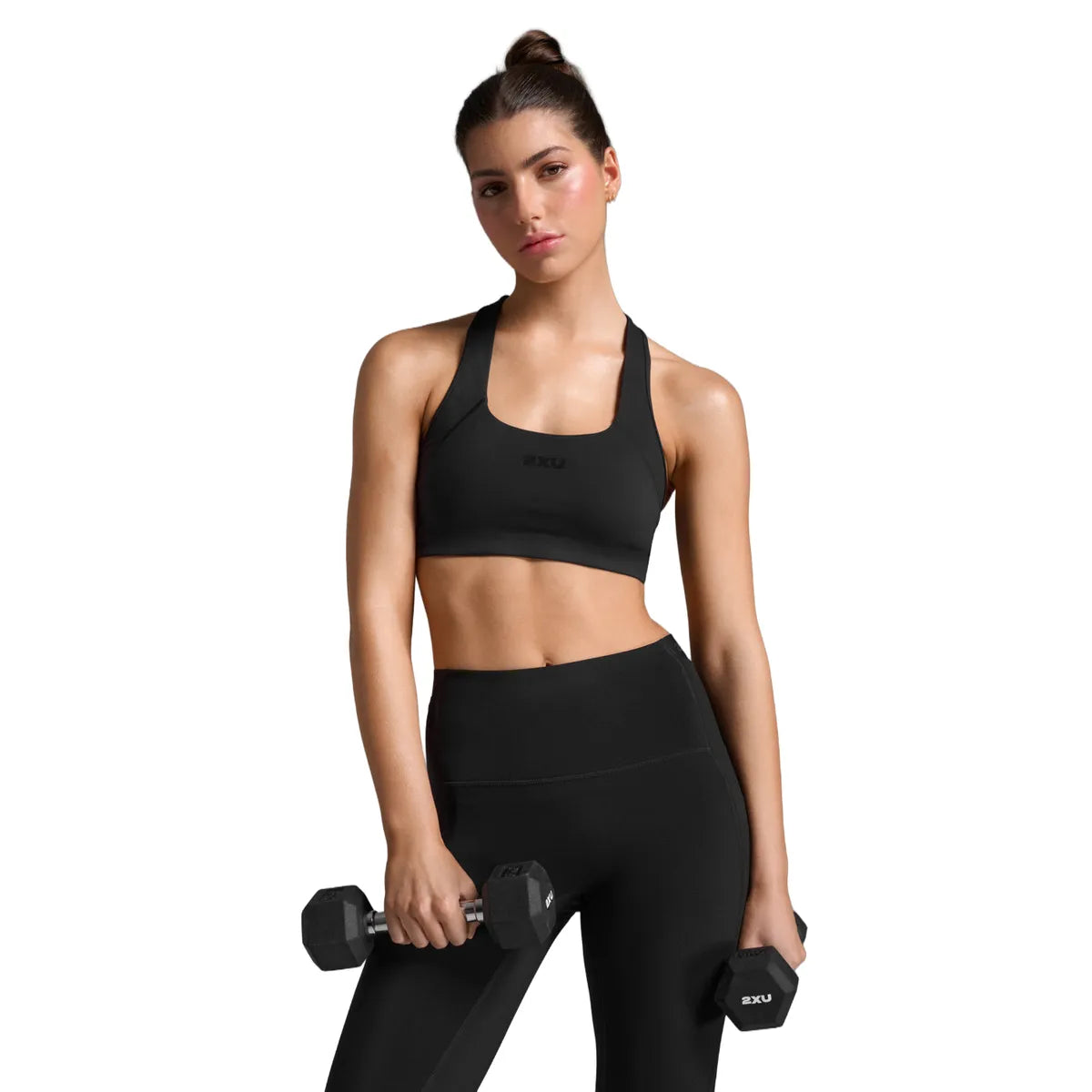 2XU FORM RACERBACK MEDIUM IMPACT BRA Black/Black