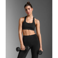 2XU FORM RACERBACK MEDIUM IMPACT BRA Black/Black