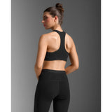 2XU FORM RACERBACK MEDIUM IMPACT BRA Black/Black