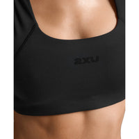 2XU FORM RACERBACK MEDIUM IMPACT BRA Black/Black