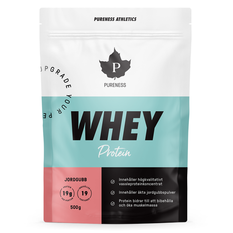 Pureness Athletics Whey Protein Jordgubb - 500 g
