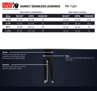 Gorilla Wear Quincy Seamless Leggings, grey melange
