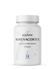 Holistic Adrenacortex 150 mg, 60 kapslar - professionell Kosttillskott - Adrenacortex för träning