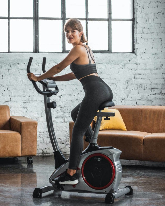 Christopeit Top Sport AL1 Motionscykel Exercise Bike Silver edt.
