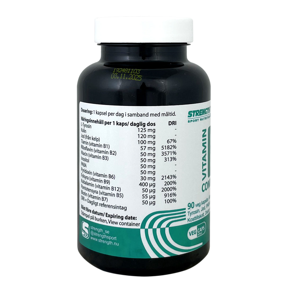 Sportlab Vitamin B-Complex + 90 kapslar