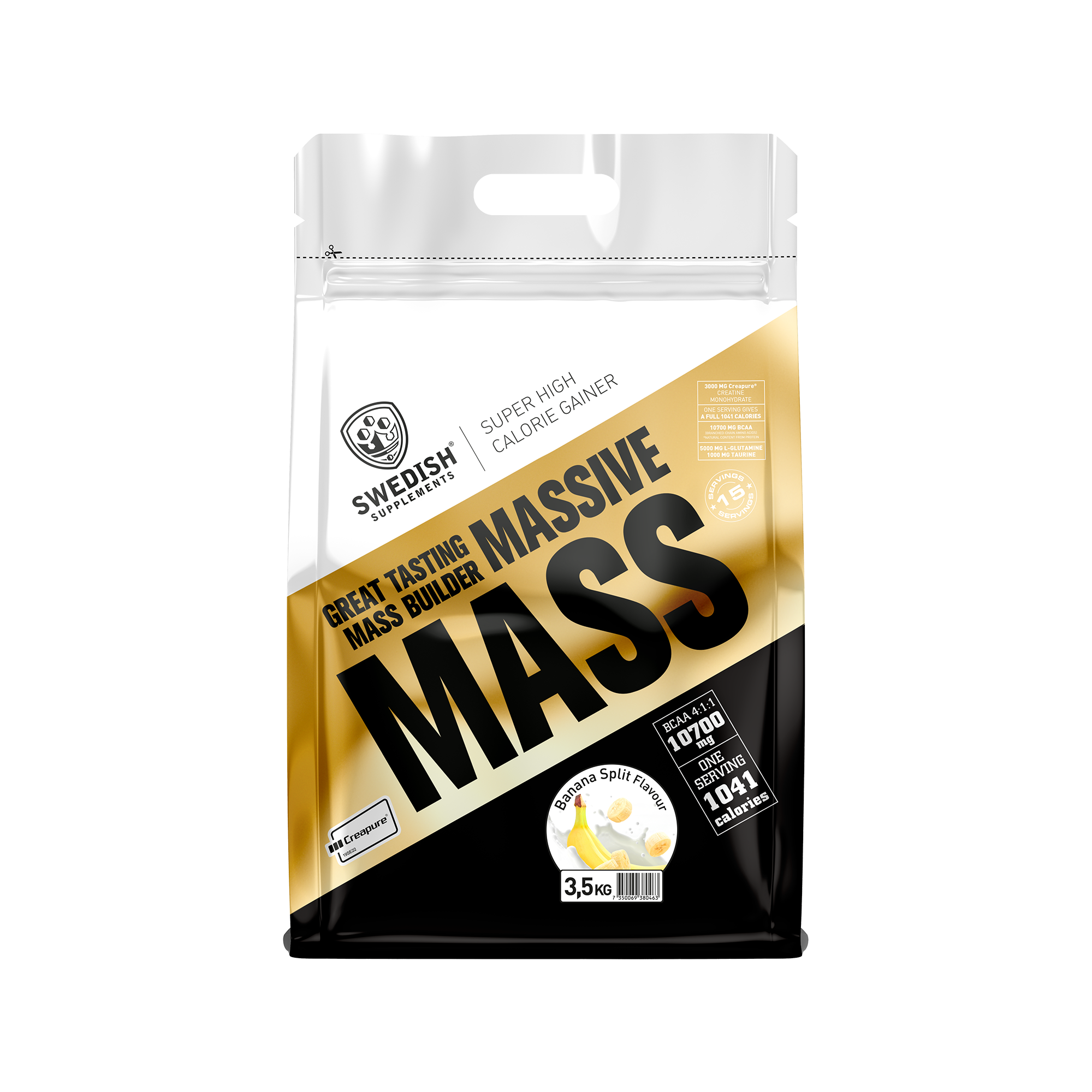 Swedish Supplement Massive Mass 3.5 kg Gainer