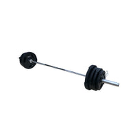 TITAN LIFE Weight Set Viktset 100 kg (Garage Gym) – komplett styrkepaket för hemmaträning