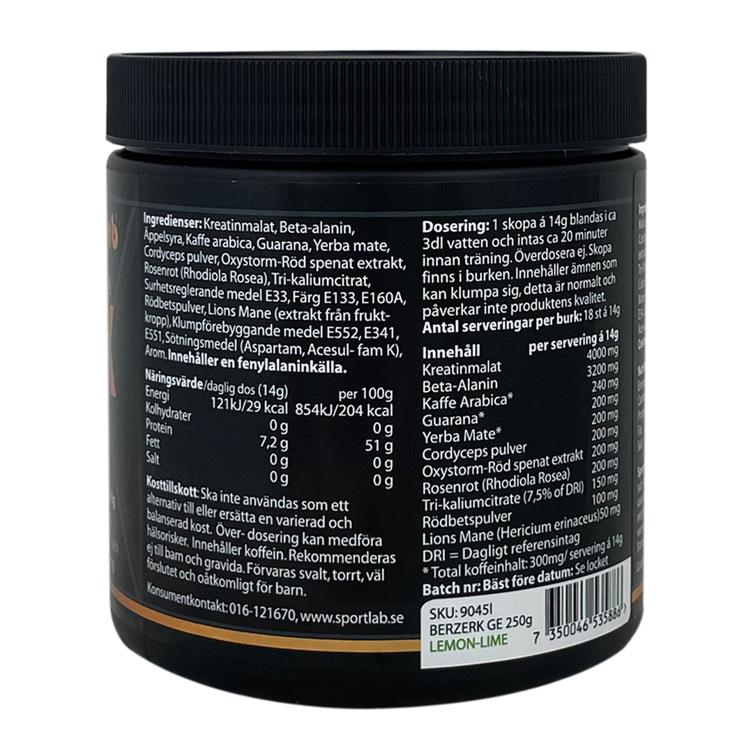 Sportlab- Berzerk Golden Edition Pre Workout