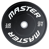 Master Fitness HI IMP Bumperplate Svart