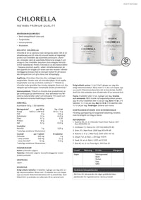 Holistic Chlorella, 250 tabletter