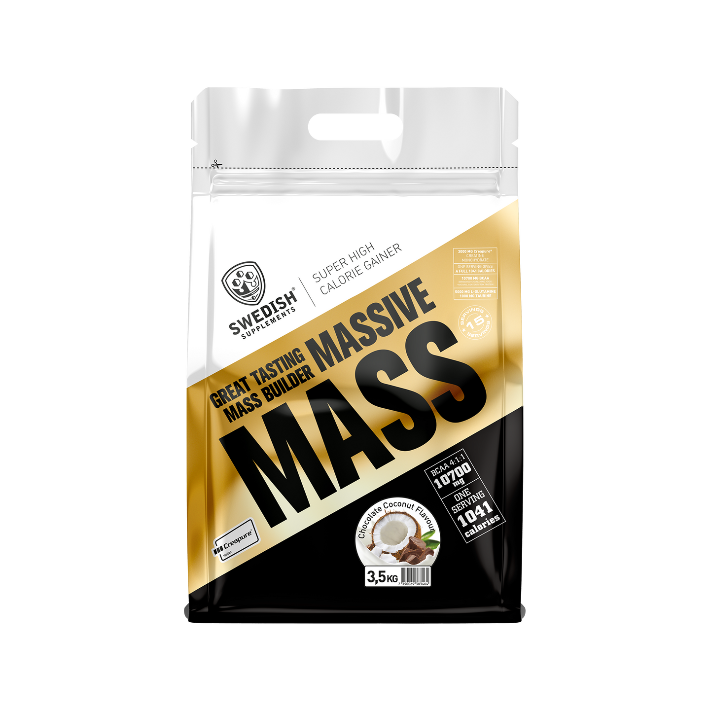Swedish Supplement Massive Mass 3.5 kg Gainer