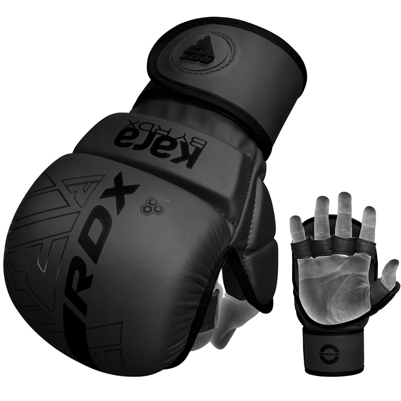 RDX F6 MMA & GRAPPLINGHANDSKAR - Svart