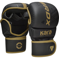 RDX F6 MMA & GRAPPLINGHANDSKAR - Svart / Guld