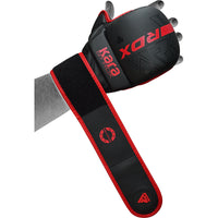 RDX F6 MMA & GRAPPLINGHANDSKAR - Svart / Röd