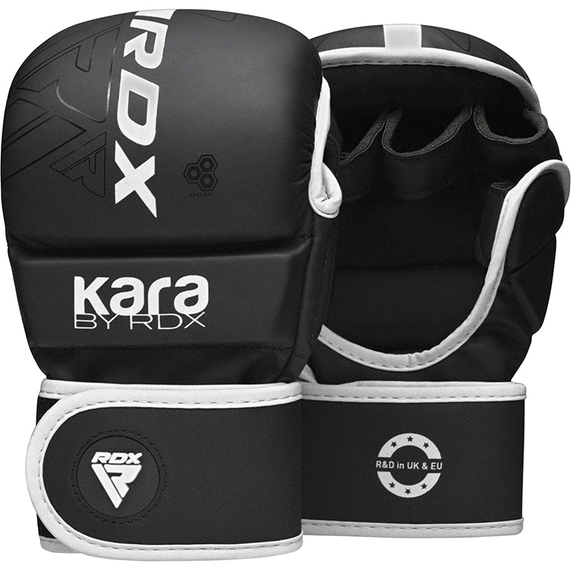 RDX F6 MMA & GRAPPLINGHANDSKAR - Svart / Vit