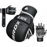 RDX F6 MMA & GRAPPLINGHANDSKAR - Svart / Vit
