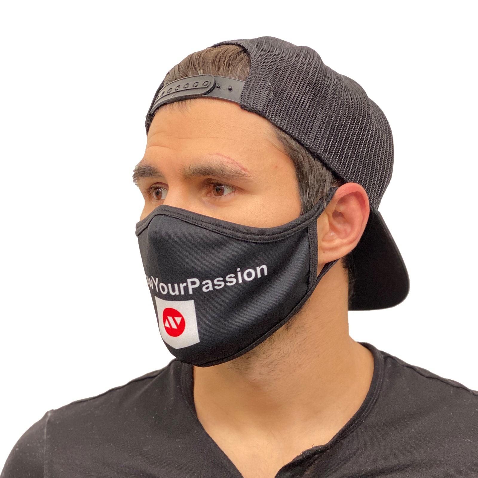 Nippon Sport Facemask - Nippon Sport - Passion Svart