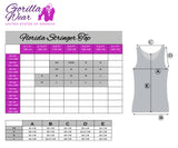 Gorilla Wear Florida Stringer Tank Top, grey/lime