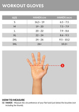 Gorilla Wear Dallas Wrist Wraps Gloves 2.0, Svart / Röd