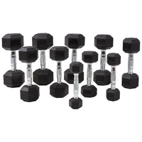 Master Fitness Hexagon set 1-10 Kg Hantelställ med Hantlar