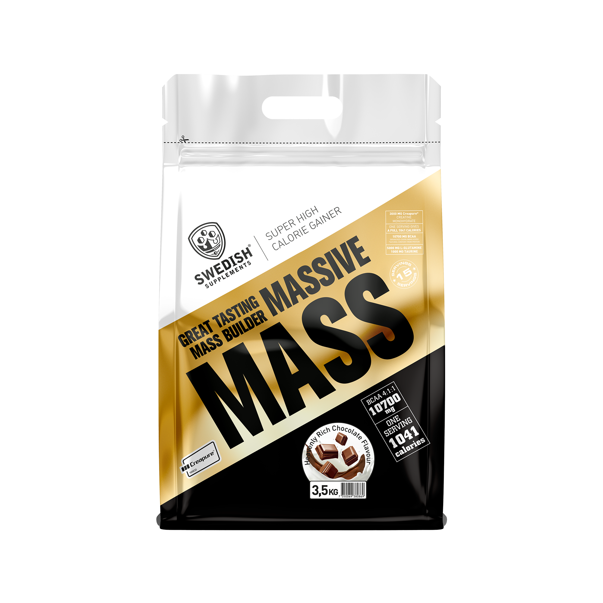 Swedish Supplement Massive Mass 3.5 kg Gainer