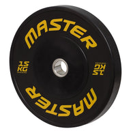 Master Fitness HG Bumperplate – Slitstarka viktskivor i solitt gummi