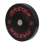 Master Fitness HG Bumperplate – Slitstarka viktskivor i solitt gummi