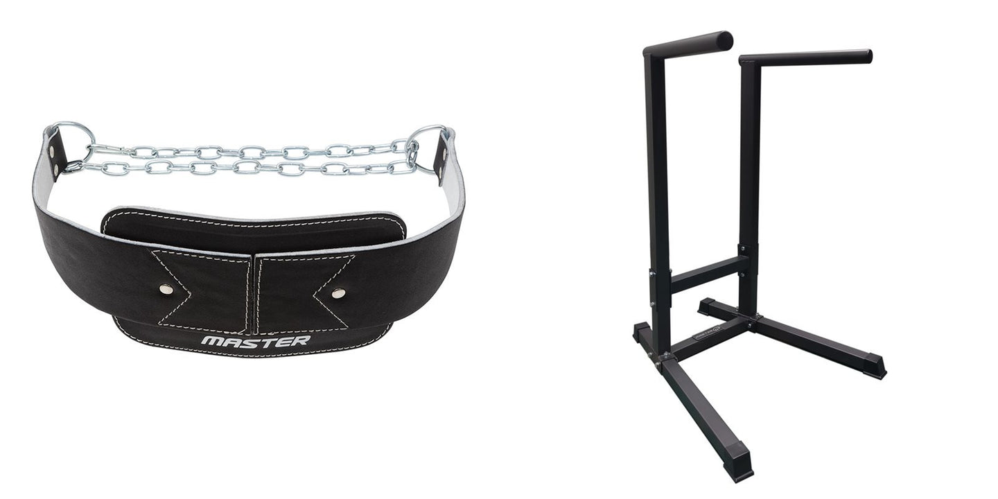 Master Fitness Master Dip Rack + Bälte - PAKET