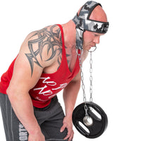 C.P Sports Neck Trainer, white camo