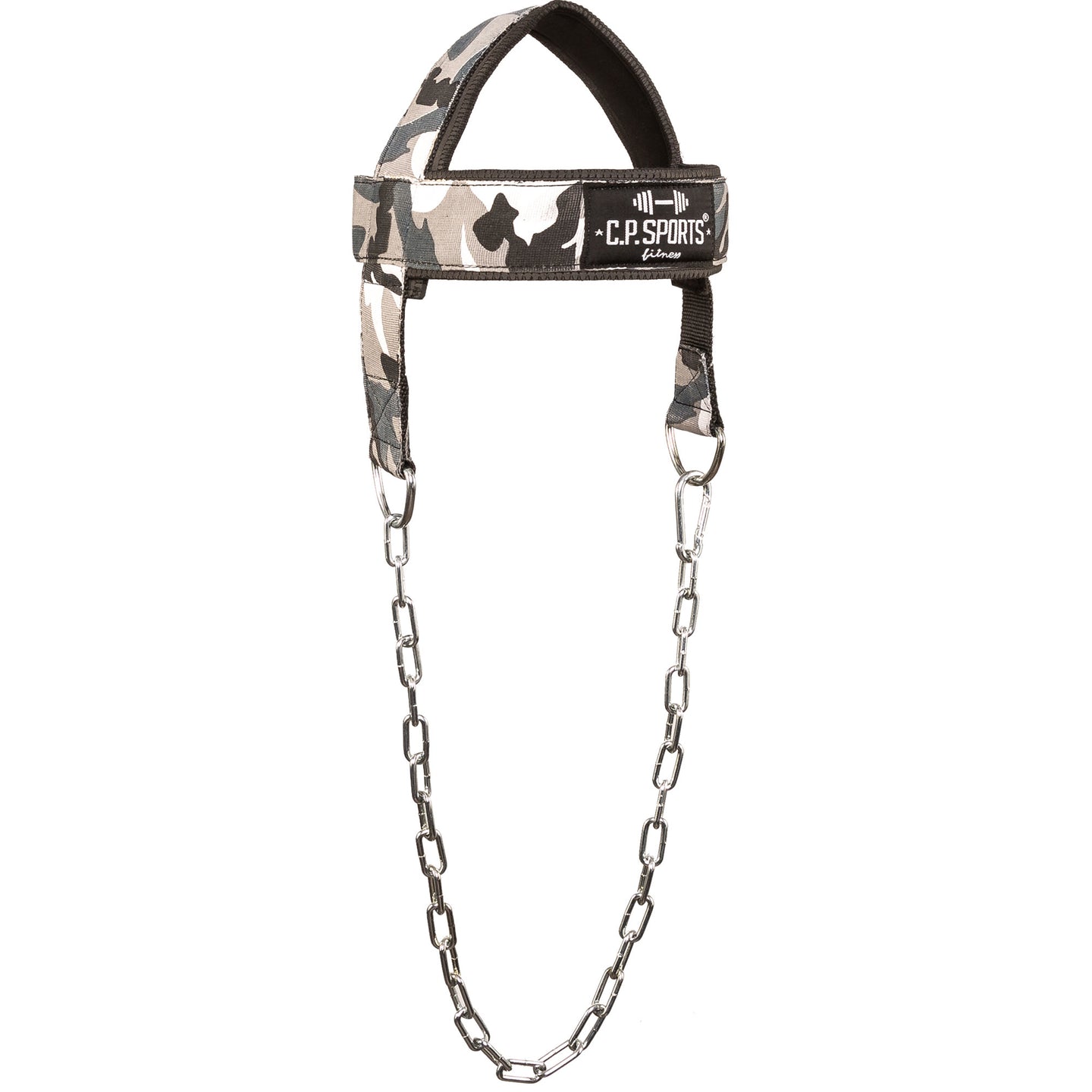 C.P Sports Neck Trainer, white camo