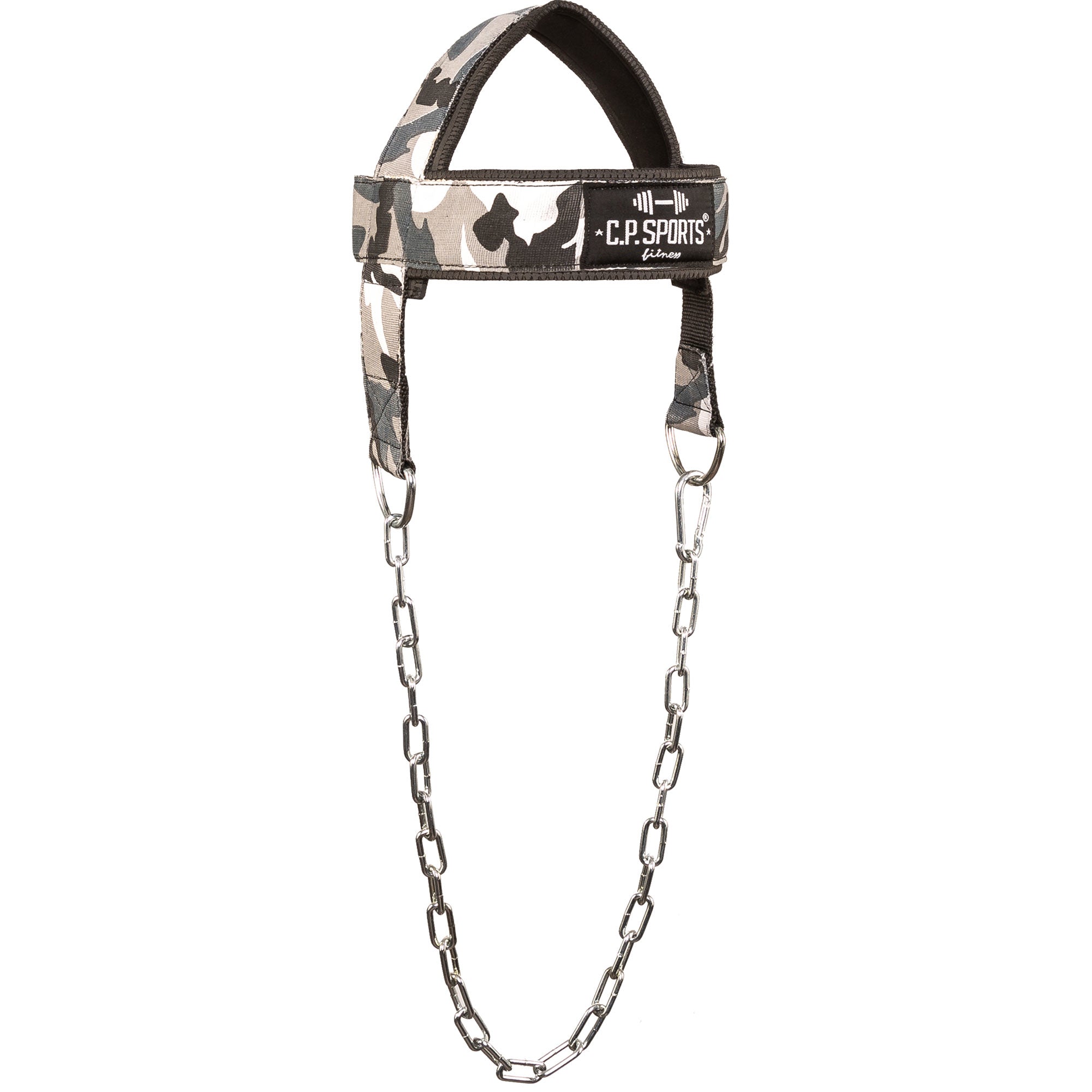 C.P Sports Neck Trainer, white camo