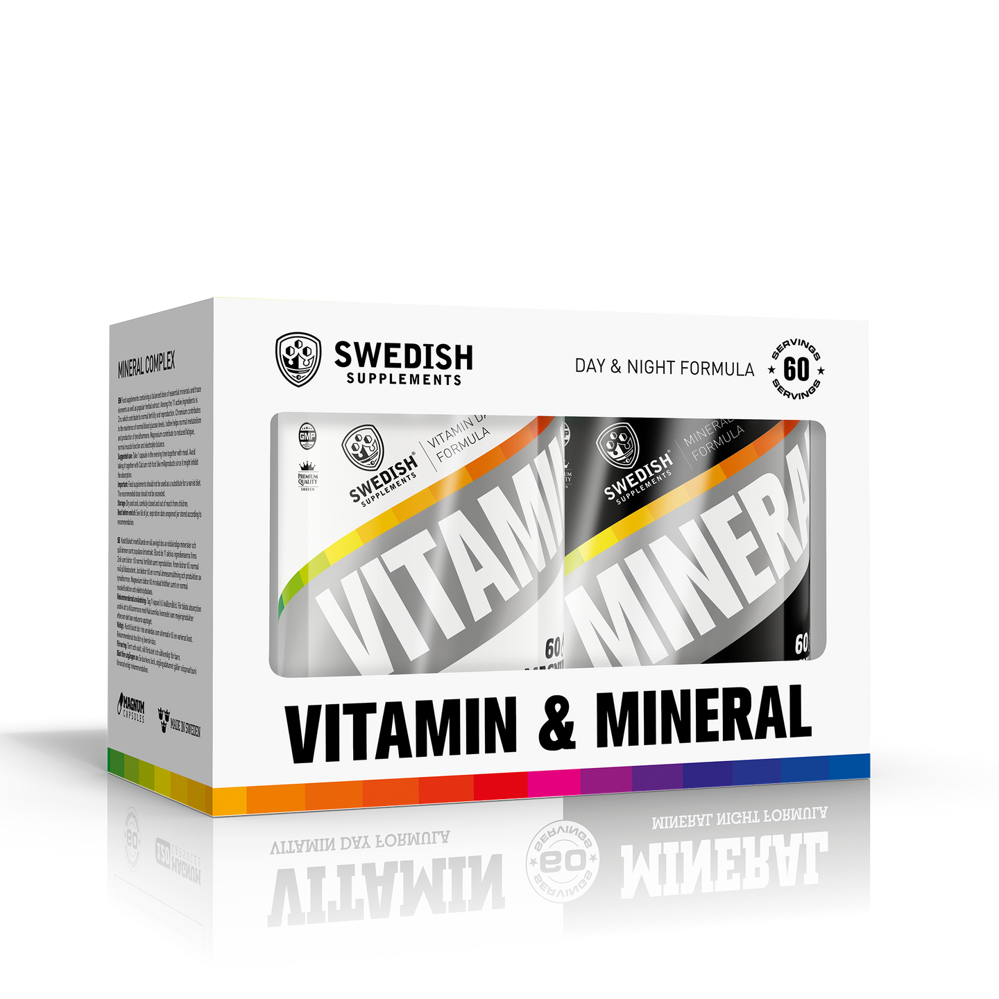 Swedish Supplements - Vitamin & Mineral Complex (120+120 Caps)