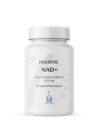 Holistic NAD+, 30 kapslar - professionell Kostillskott - NAD+ för träning