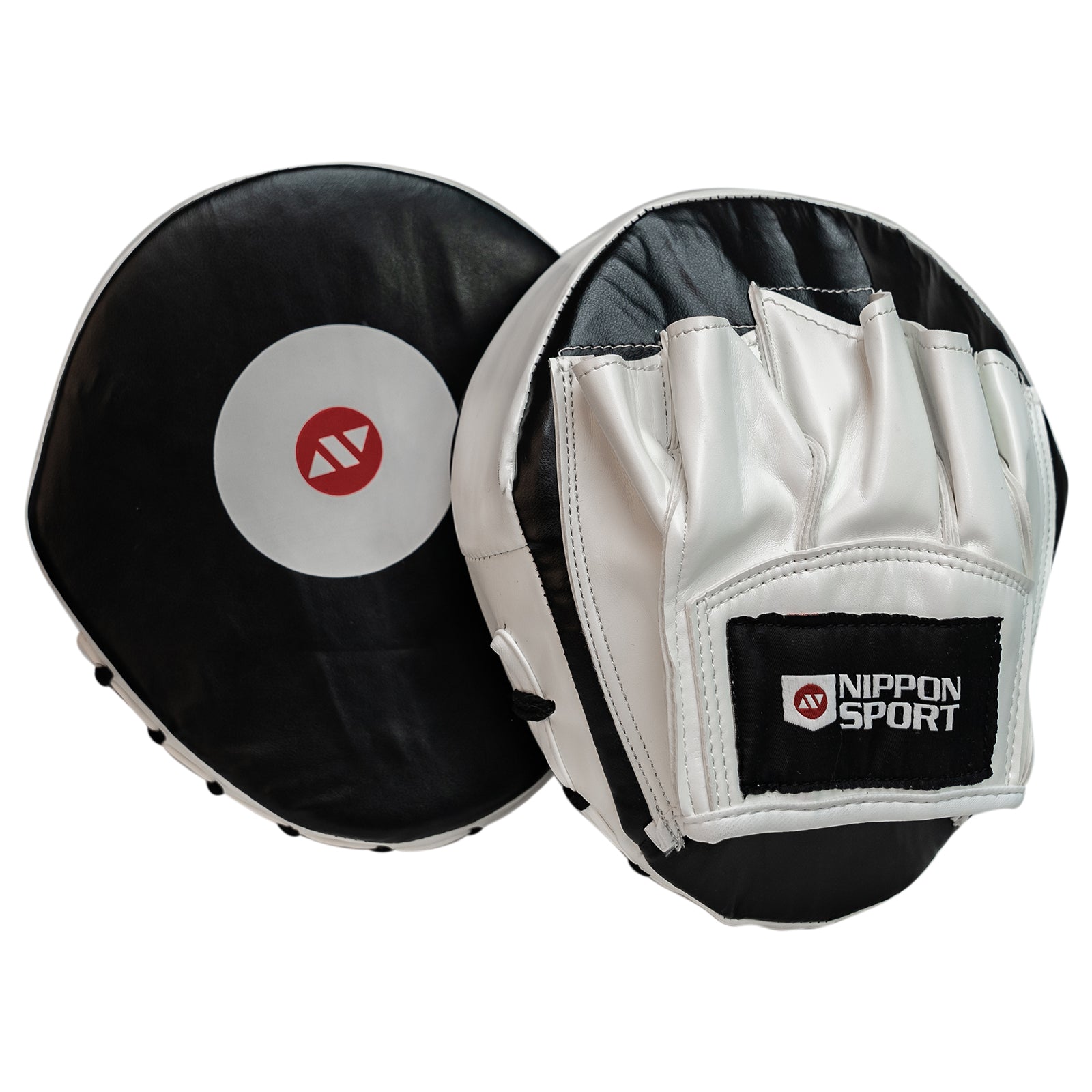 Nippon Sport Focus Mitts - Nippon Sport - 'Speedpad' - Svart-Vit